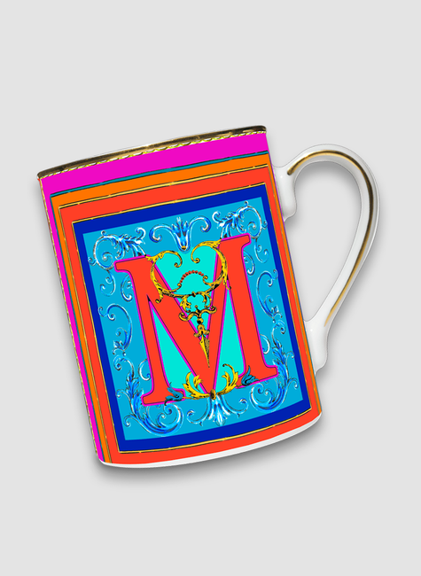 ORTIGIA CANECA PORCELANA LETRA M